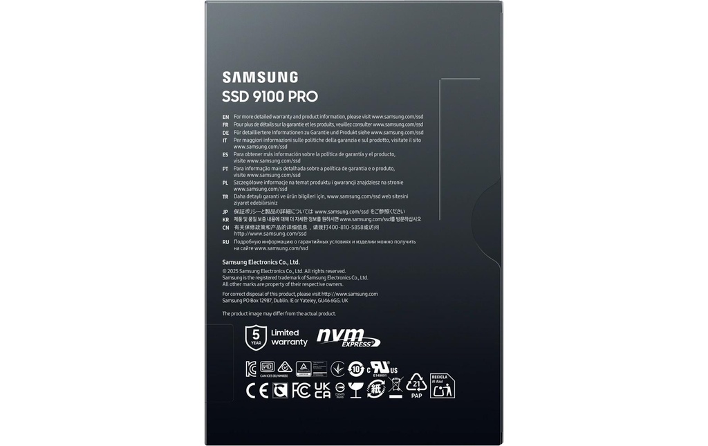 Samsung, SSD 9100 PRO M.2 2280 NVMe 2000 GB-3