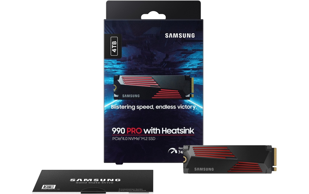 Samsung, SSD 990 PRO Heatsink M.2 2280 NVMe-3