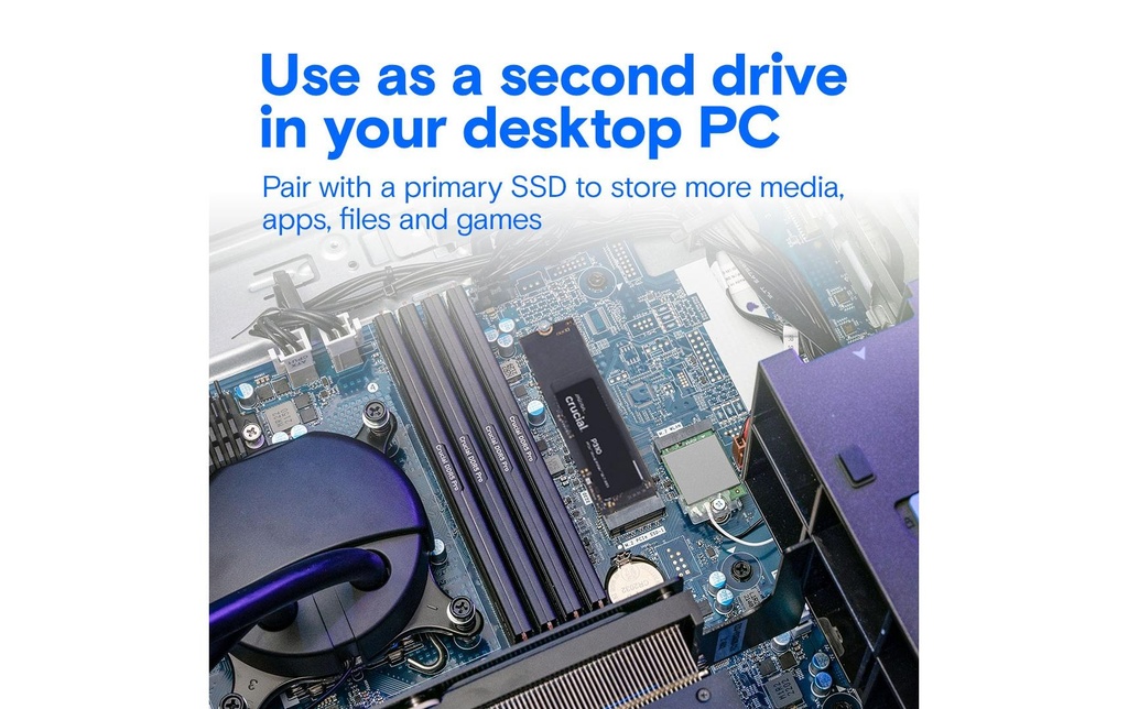 Crucial SSD P310 1TB, M.2 NVMe PCIe Gen4-4