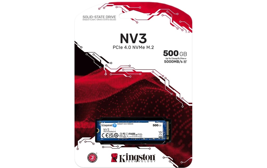 SSD Kingston NV3 500GB M.2 2280-2