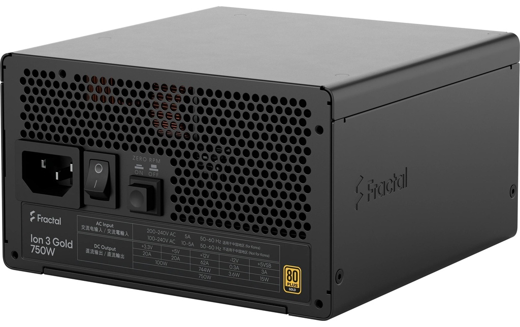 Netzteil Fractal ION 3, 750W, 80+Gold-8