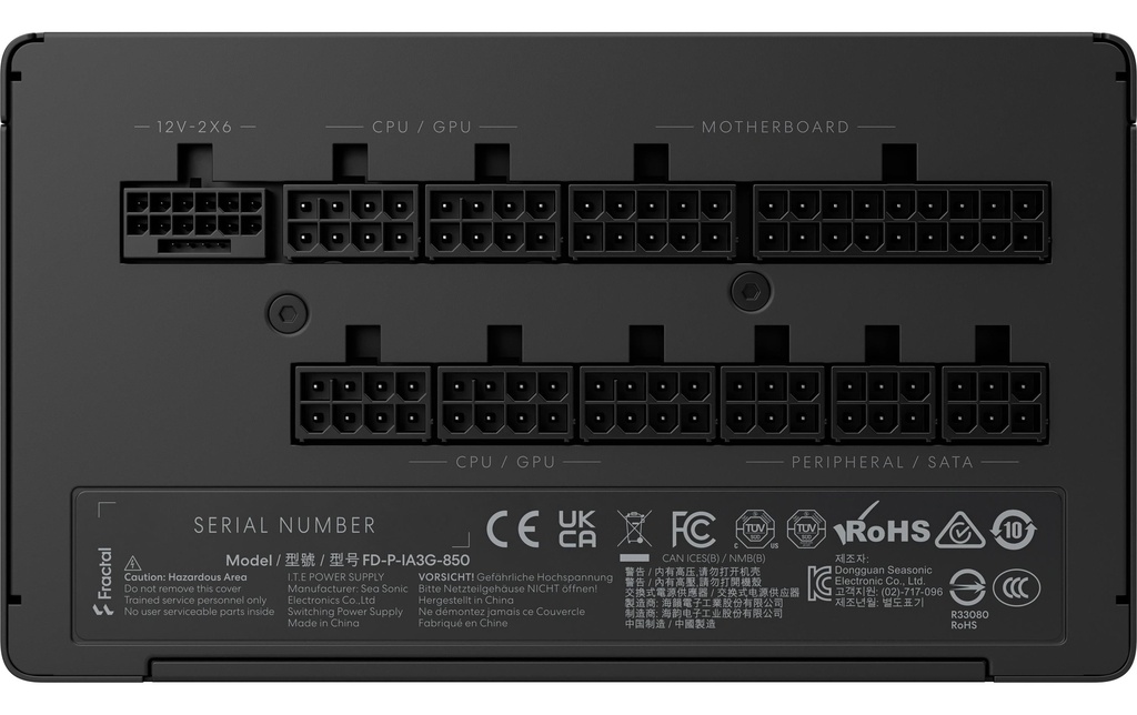 Netzteil Fractal ION 3, 850W, 80+Gold-4