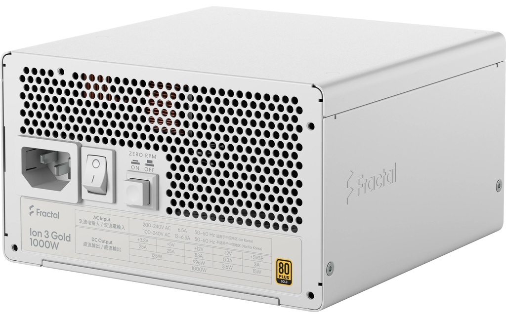 Netzteil Fractal ION 3, 1000W, 80+Gold-8