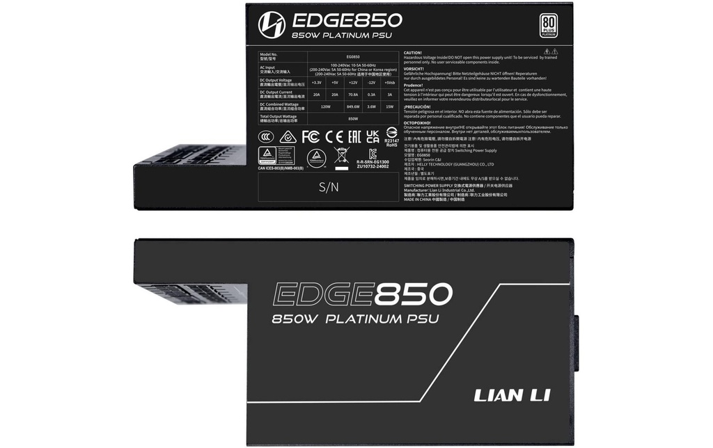 Netzteil Lian Li Edge EF850-4
