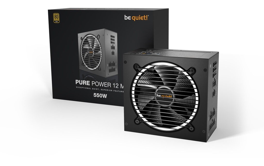 Netzteil be quiet! Pure Power 12 M, 550W-1