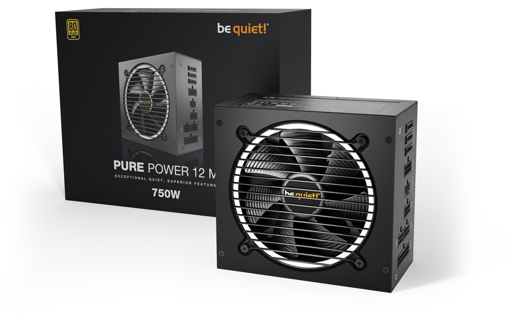 Netzteil be quiet! Pure Power 12 M, 750W-1