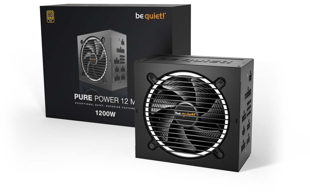 Netzteil be quiet! Pure Power 12 M, 1200W-1
