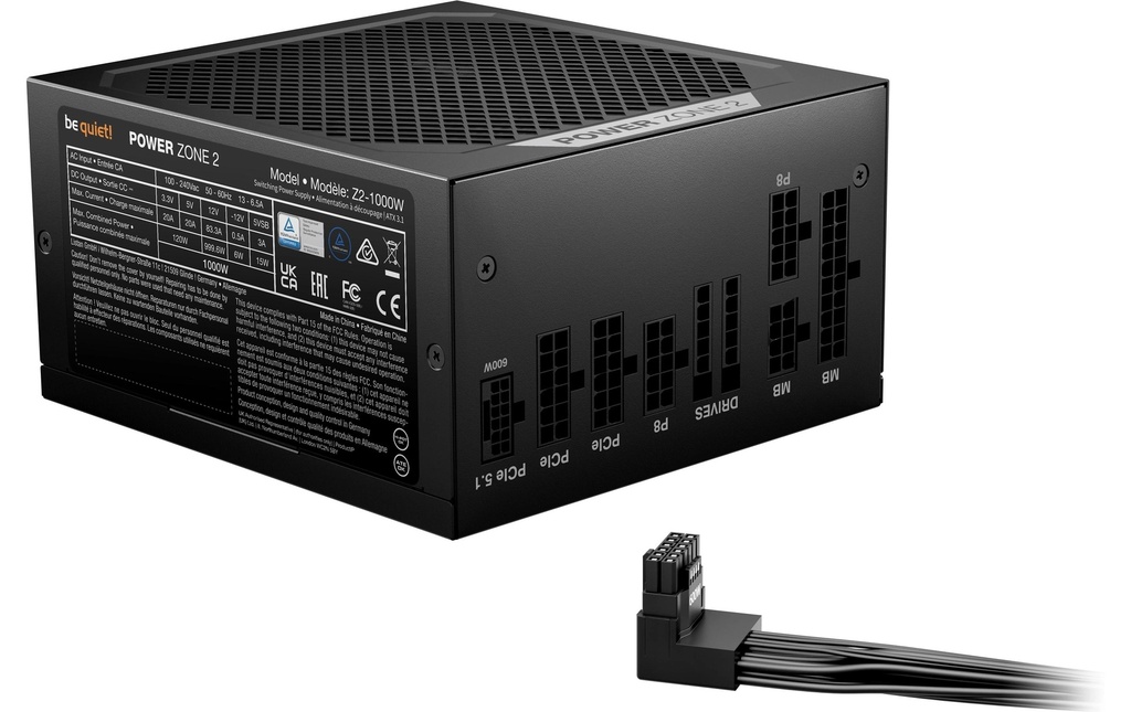 Netzteil be quiet! Power Zone 2, 1000W-3