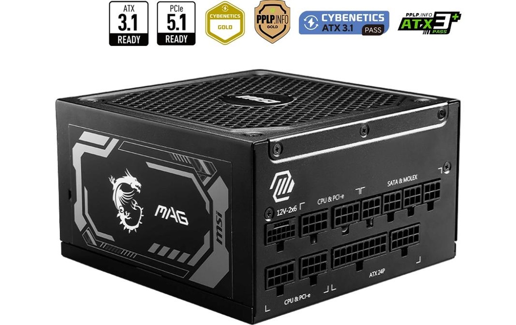 MSI MAG A1250GL PCIE5 1250W Gold-2