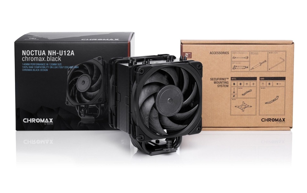 Kühler Noctua NH-U12A chromax.black-3