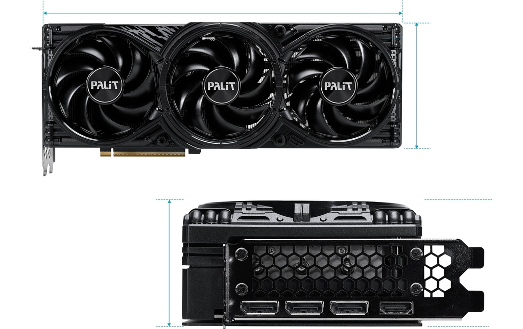 Palit RTX5080 GamingPro, 16GB GDDR7-3