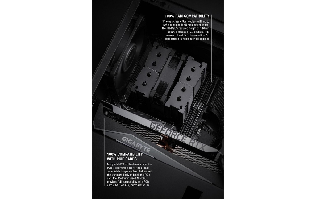 Kühler Noctua NH-D9L chromax-4