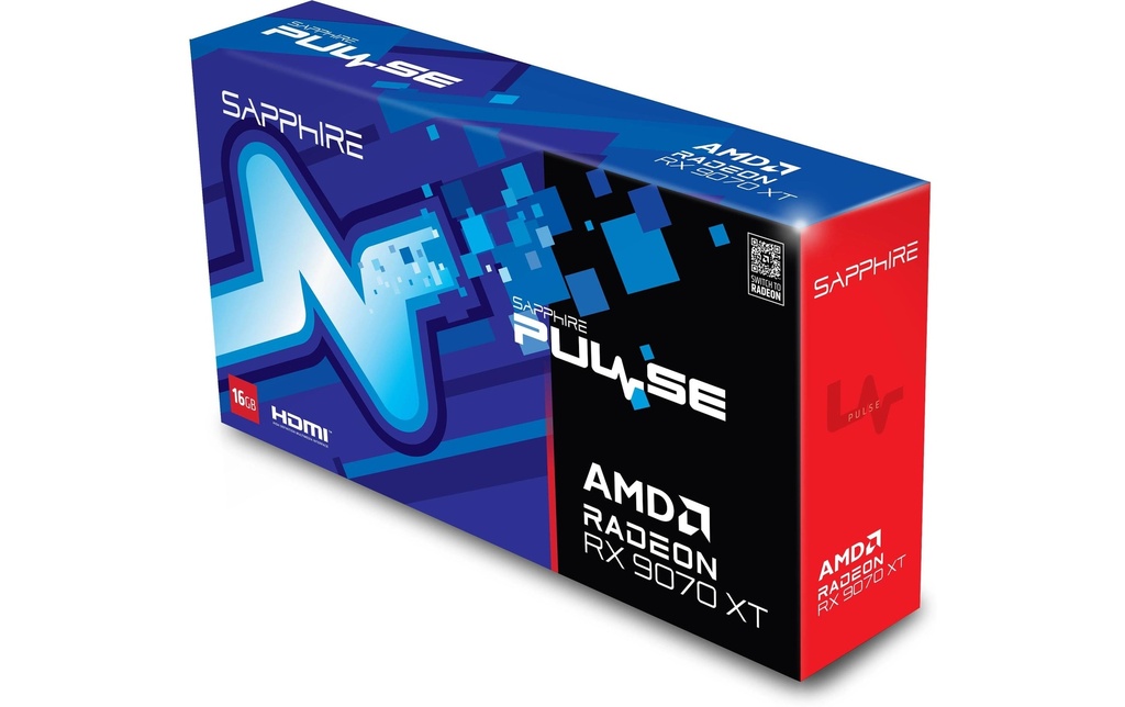 Sapphire RX9070 XT PULSE GAM 16GB GDDR6-7