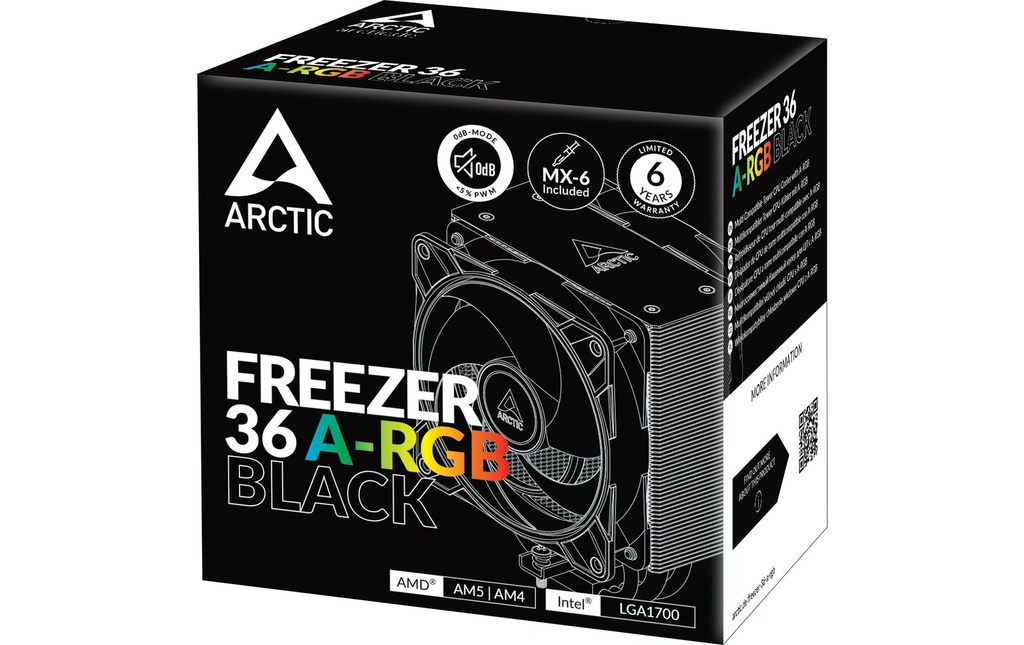 Kühler Arctic Cooling Freezer 36 A-RGB BL-8
