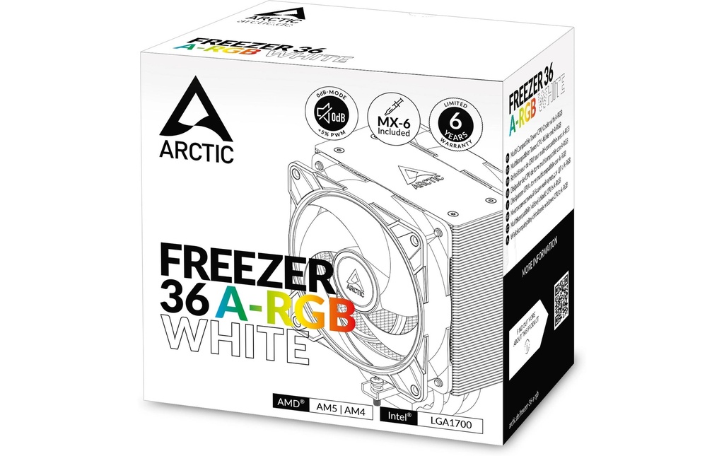 Kühler Arctic Cooling Freezer 36 A-RGB WH-8