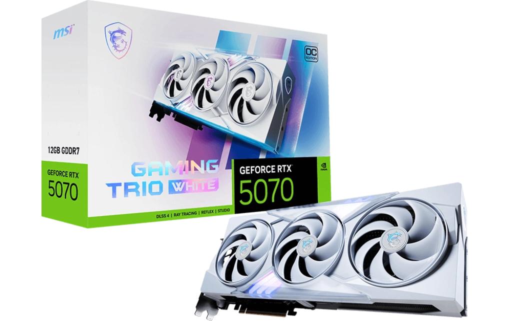 MSI RTX5070 GAMING TRIO OC WH 12GB-0