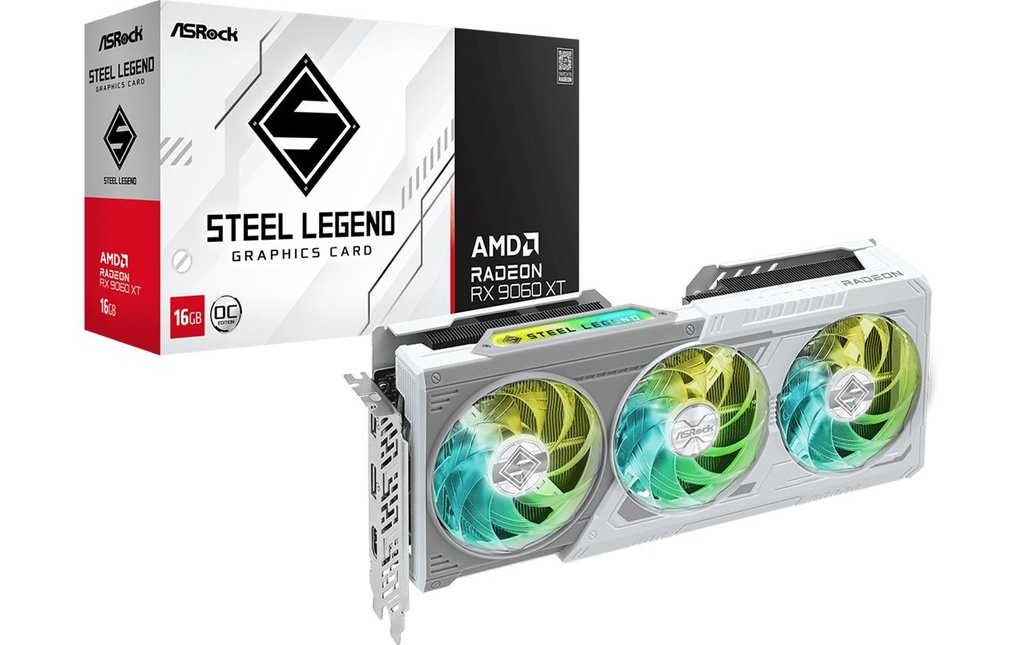 ASRock AMD Radeon RX 9060 XT Steel Leg 16G-0