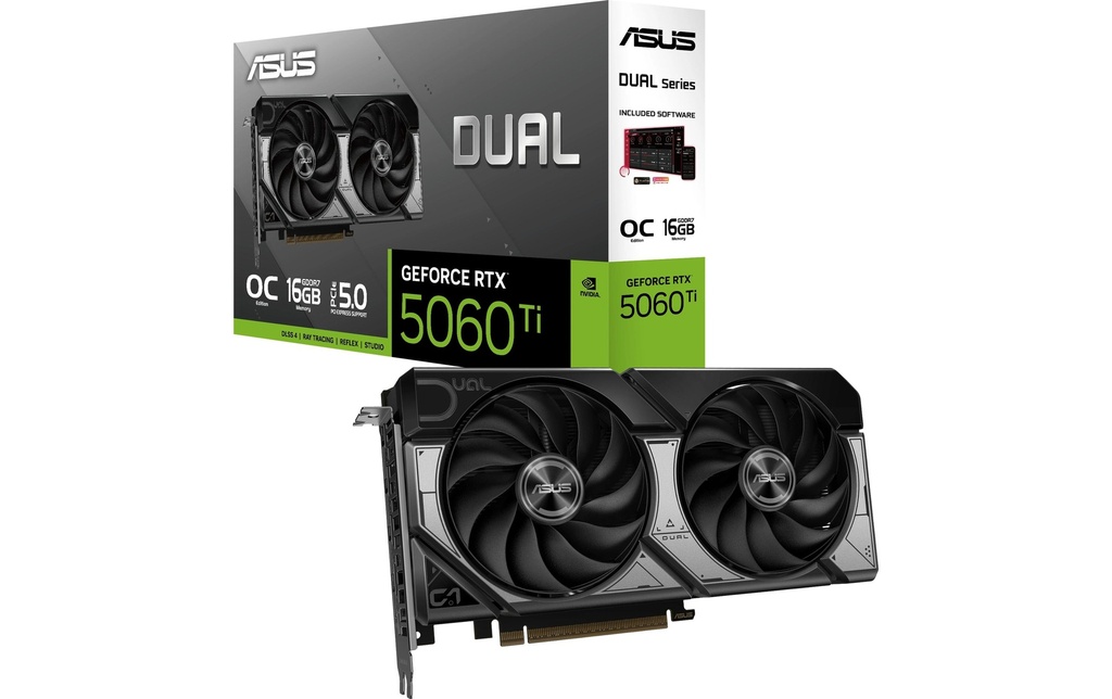 ASUS DUAL RTX5060TI O16G, GDDR7-0