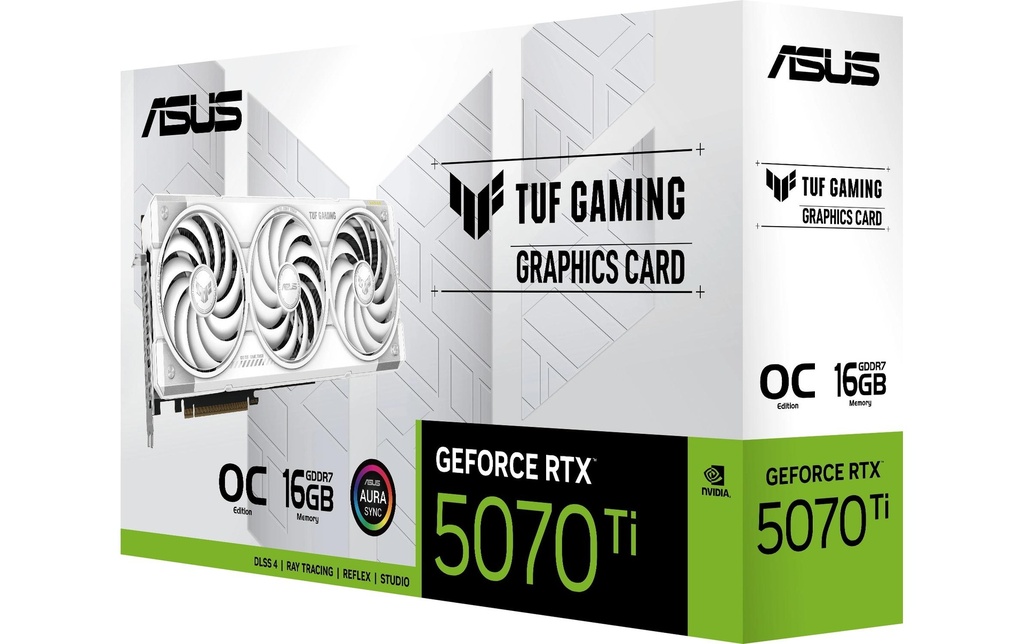 ASUS TUF RTX5070TI O16G WH GAMING, GDDR7-4