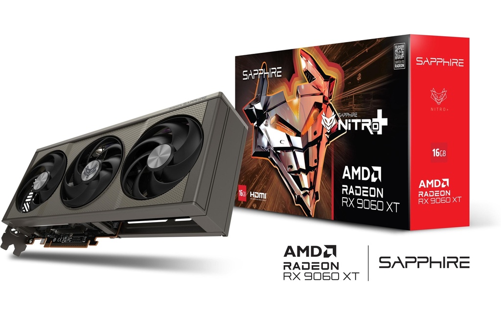 Sapphire RX9060 XT NITRO+ GAM OC 16GB GDDR6-1