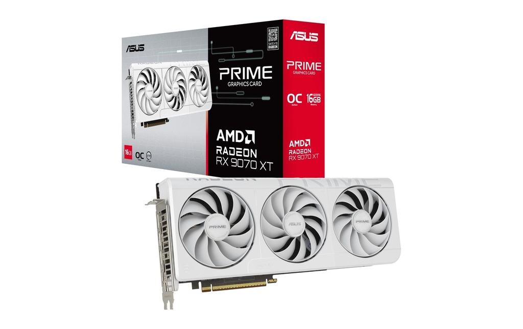 ASUS Prime Radeon RX9070 XT WH O16G-0