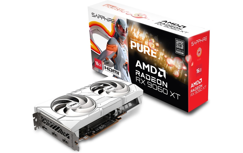 Sapphire RX9060 XT PURE GAM OC 16GB GDDR6-0