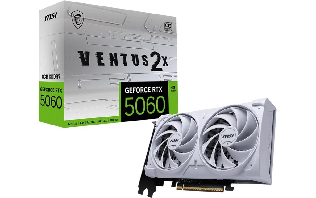 MSI RTX5060 Ventus White 2X OC 8GB GDDR7-0