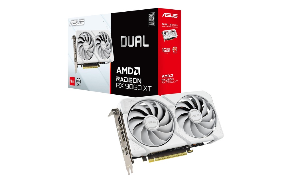 ASUS Dual Radeon RX 9060 XT WH 16G-0