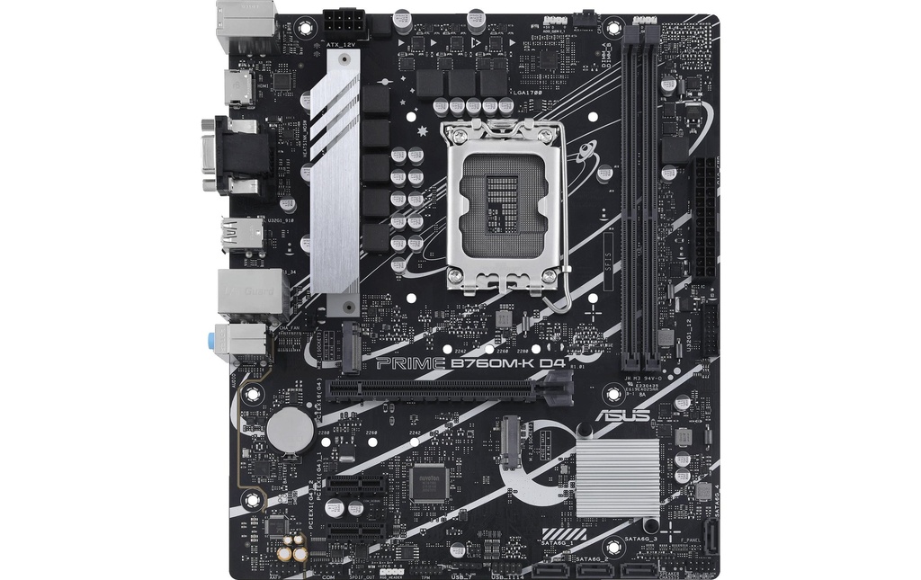 ASUS PRIME B760M-K D4, mATX, LGA-0