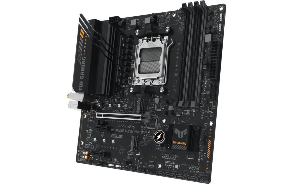 ASUS TUF GAMING A620M-PLUS WIFI, mATX, AM5-3
