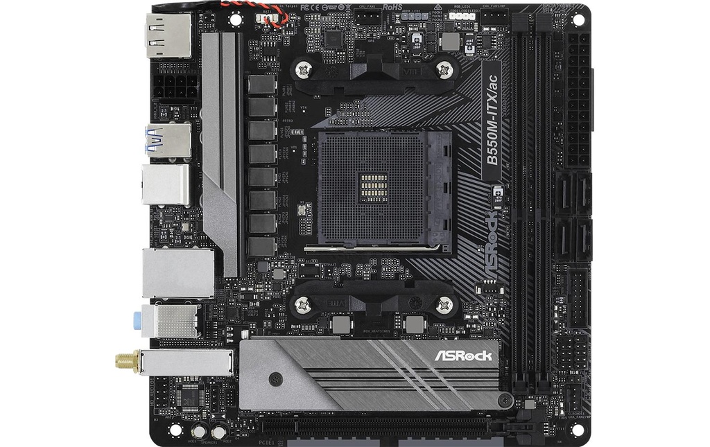 ASRock B550M-ITX/AC, mATX, AM4-1