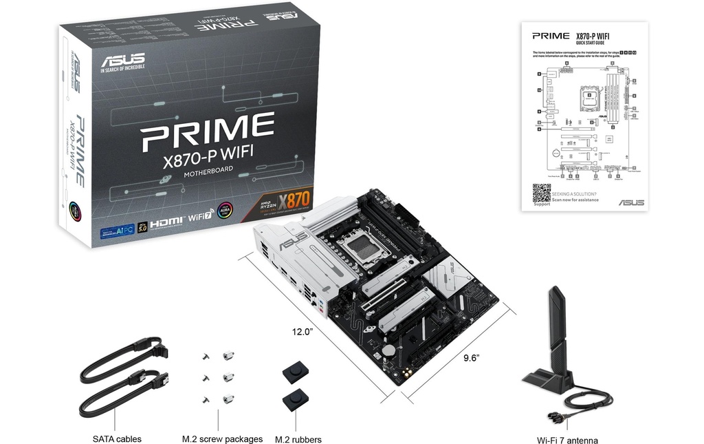 ASUS PRIME X870-P WF, ATX, AM5-7
