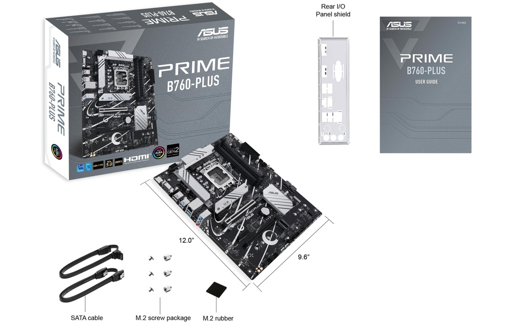 ASUS PRIME B760-PLUS, ATX, LGA-7