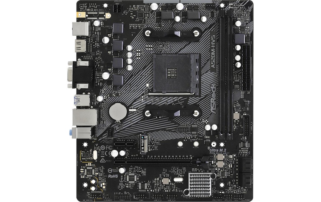 ASRock A520M-HVS, mATX, AM4-1
