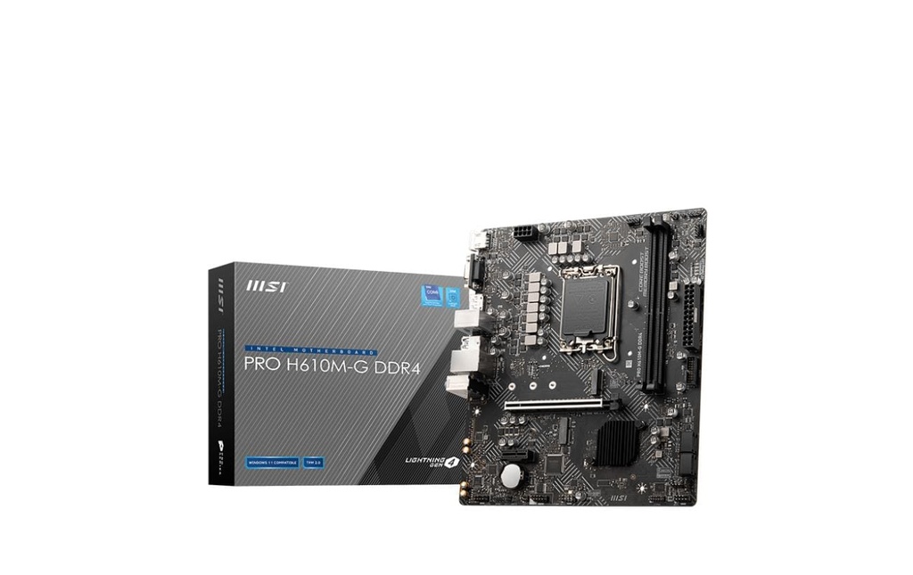 MSI PRO H610M-G DDR4, LGA1700, mATX-0