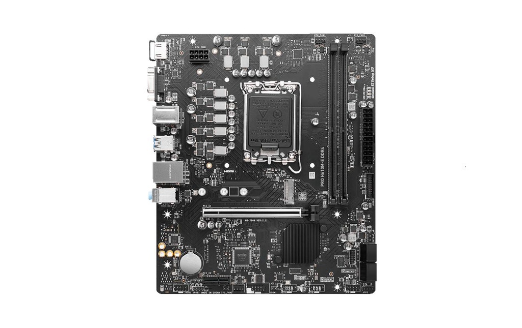 MSI PRO H610M-E DDR4, LGA1700, mATX-3