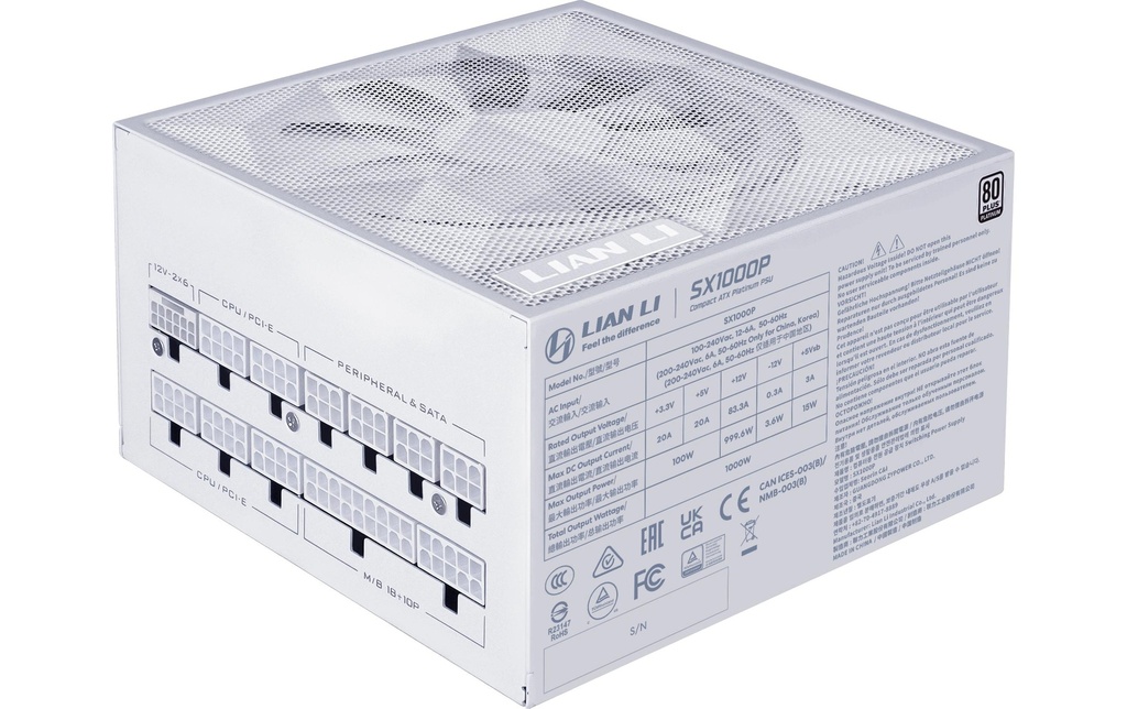 Netzteil Lian Li SX1000, ATX3.1-5