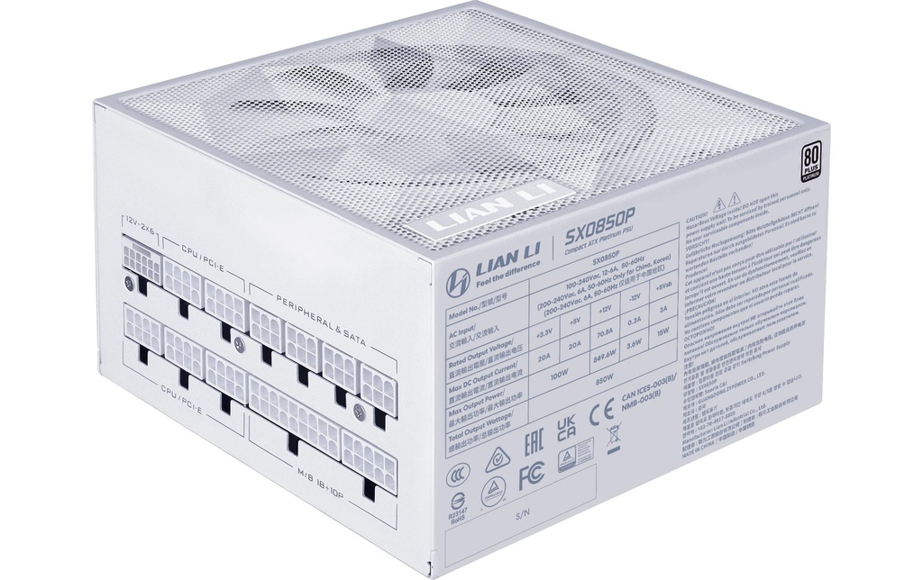 Netzteil Lian Li SX850, ATX3.1-5