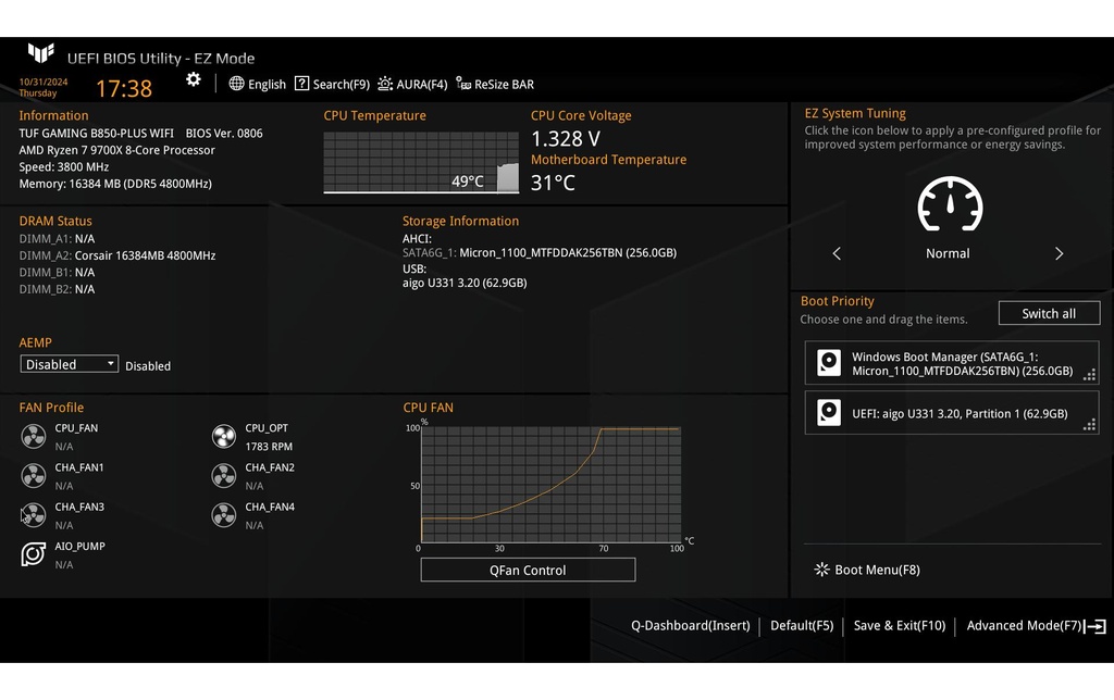 ASUS TUF GAMING B850-PLUS GAMING WIFI, ATX-3