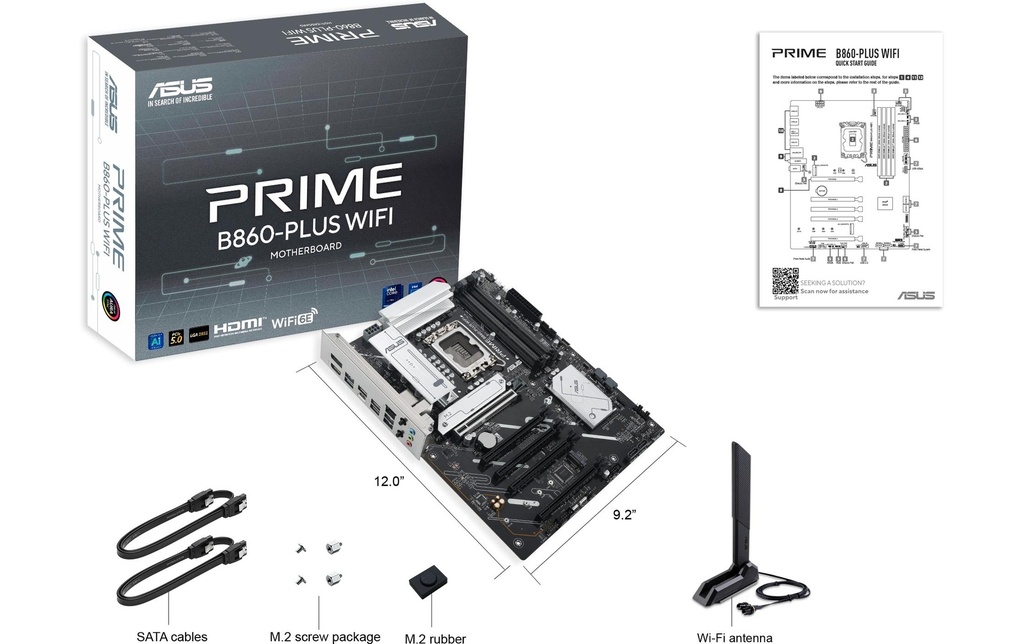 ASUS PRIME B860-PLUS WIFI, ATX-4