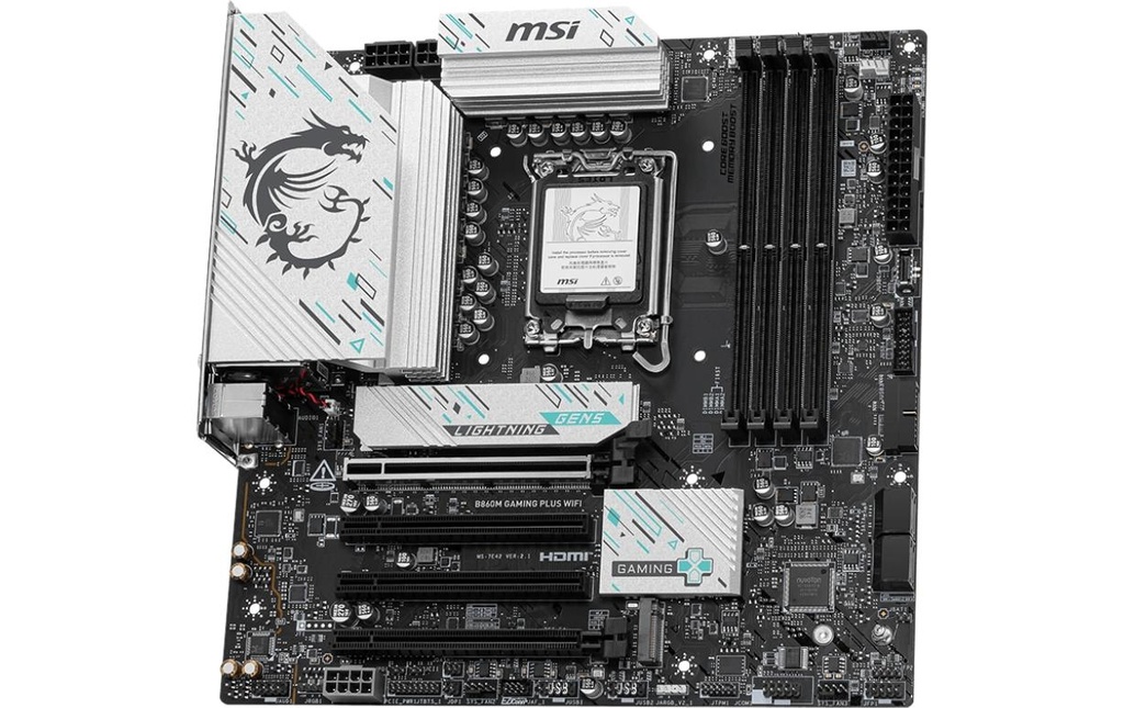 MSI B860M GAMING PLUS WIFI, LGA1851, mATX-2