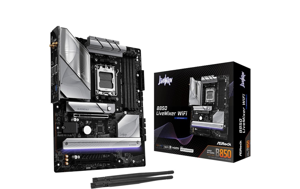 ASRock B850 LIVEMIXER WIFI, ATX, AM5-0