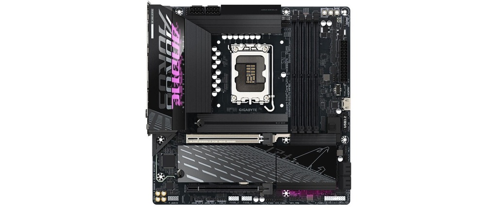 Gigabyte B860M AOR ELI WF6E, uATX-1