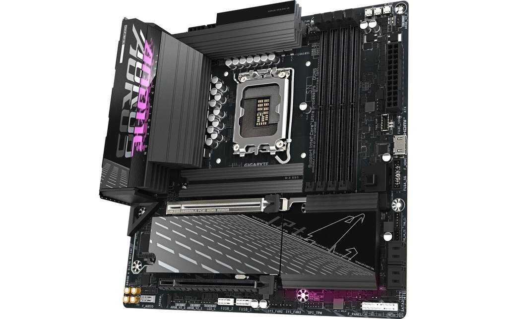 Gigabyte B860M AOR ELI WF6E, uATX-3