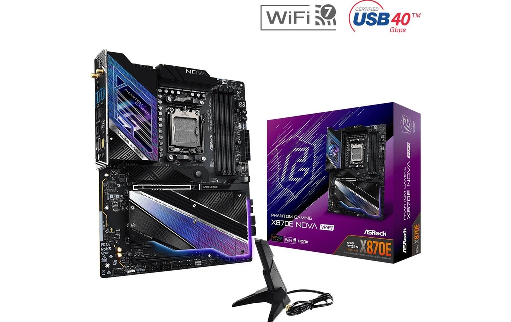 ASRock X870E NOVA WIFI, ATX, AM5-8