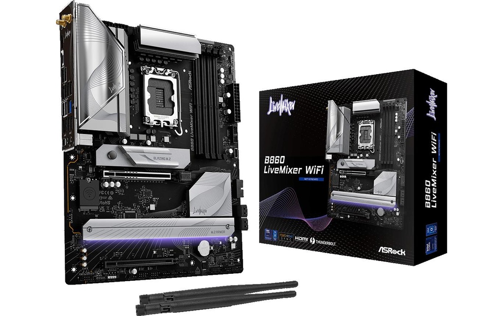 ASRock B860 LIVEMIXER WIFI, ATX, LGA1851-0