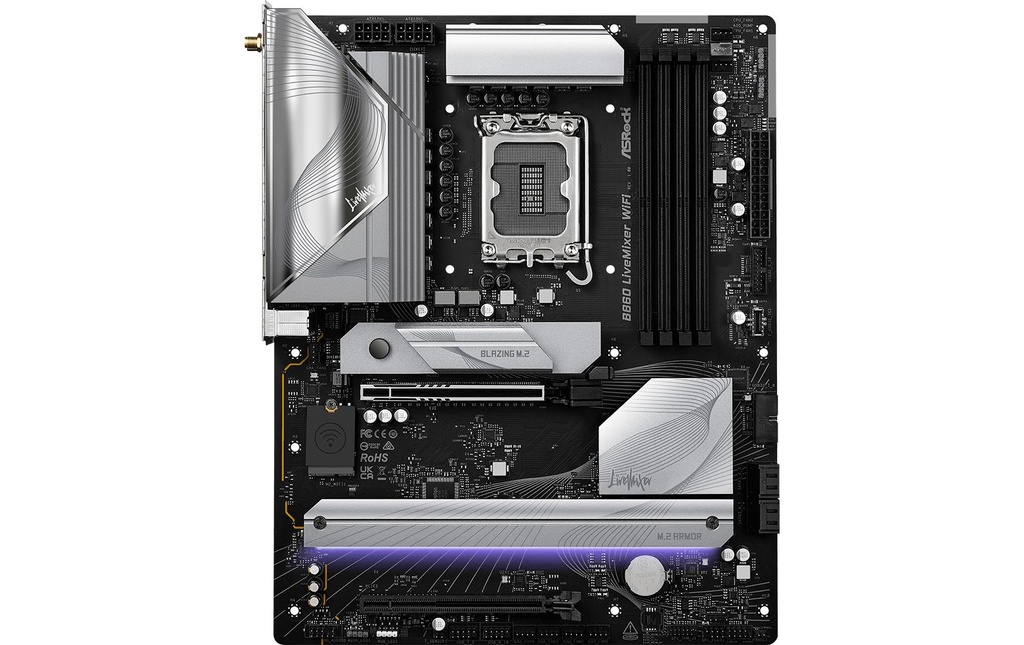 ASRock B860 LIVEMIXER WIFI, ATX, LGA1851-1