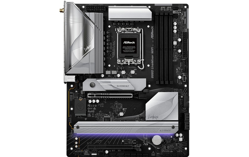 ASRock B860 LIVEMIXER WIFI, ATX, LGA1851-5