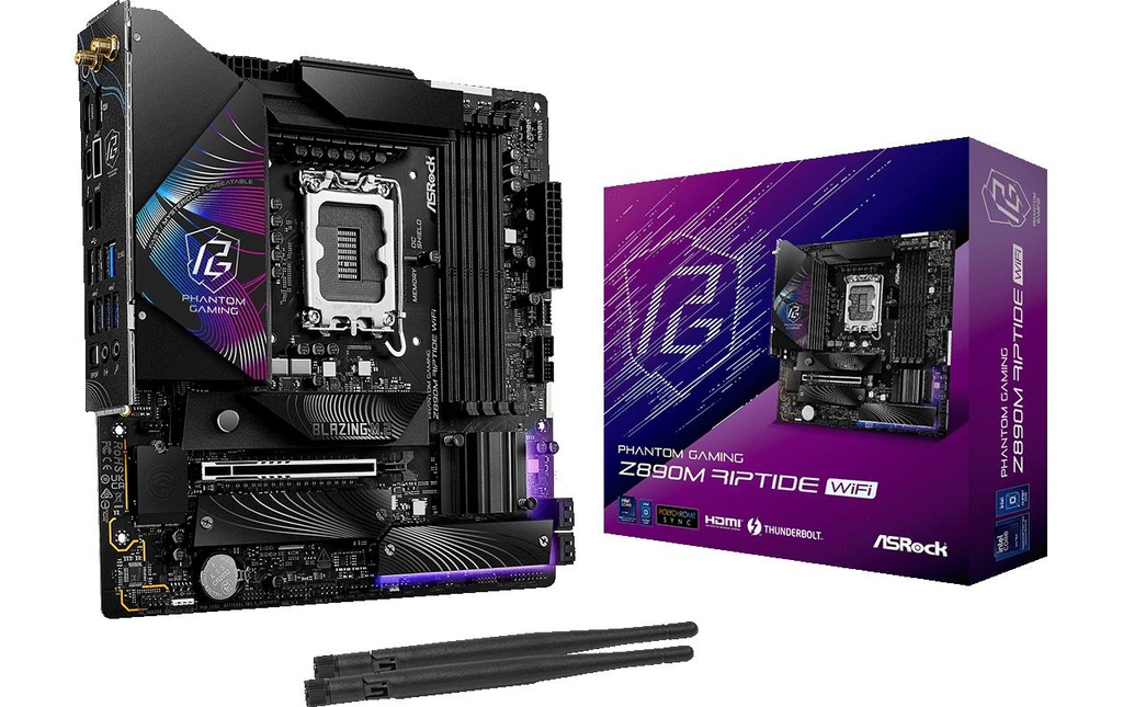 ASRock Z890M RIPTIDE WIFI, mATX, LGA1851-4