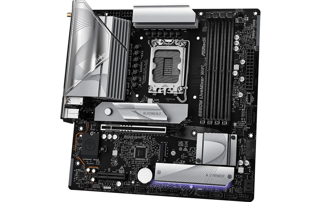 ASRock B860M LIVEMIXER WIFI, mATX, LGA1851-3